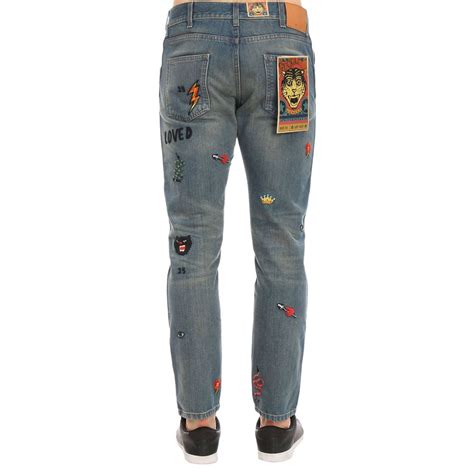 pantalones vaqueros gucci hombre|Gucci.